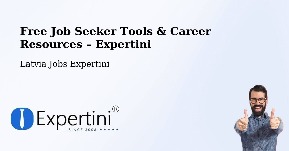 Free Job Seeker Tools & Career Resources – Nereta - Nereta, Latvia Jobs Expertini
